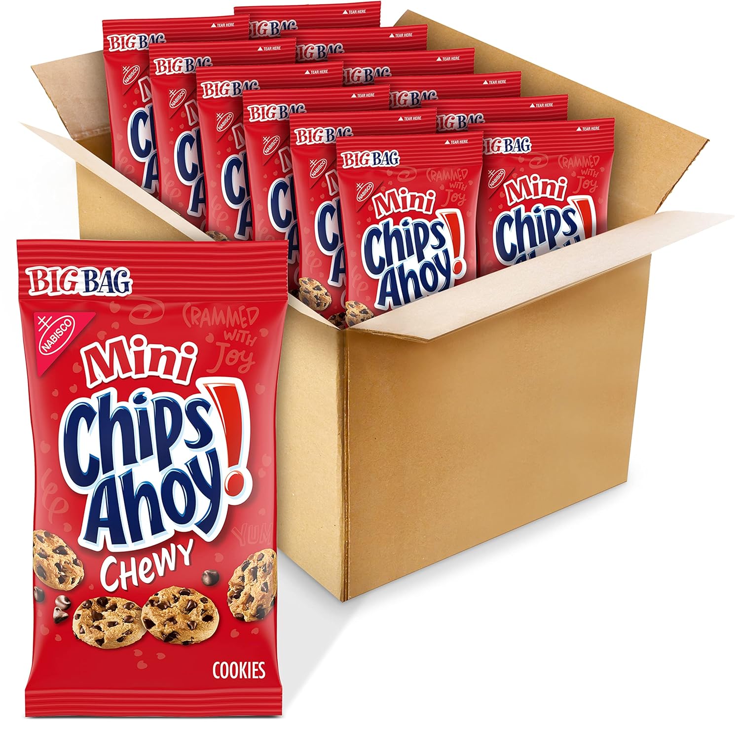 NABISCO CHIPS AHOY! CHIPS AHOY! Original Chocolate Chip Cookies, Party Size, 25.3 oz