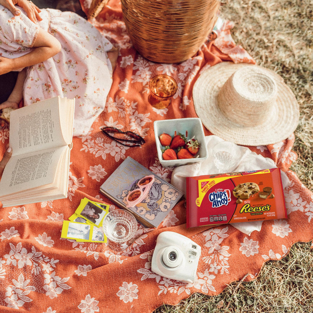 CHIPS AHOY! Galletas masticables con chispas de chocolate con Reese's Peanut Butter Cups, tamaño familiar, 14.25 oz